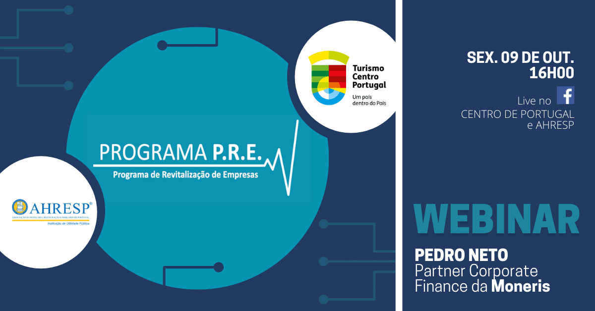 P.R.E. PROGRAMA DE REVITALIZACAO DE EMPRESAS WEBINAR PEDRO NETO