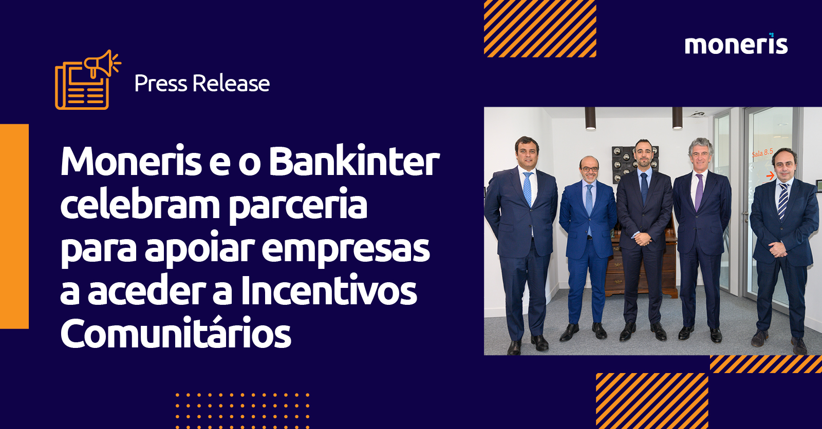 Press Release Moneris Bankinter parceria